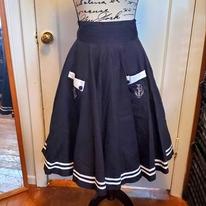 GUC Hell Bunny Vixen Sailor Skirt